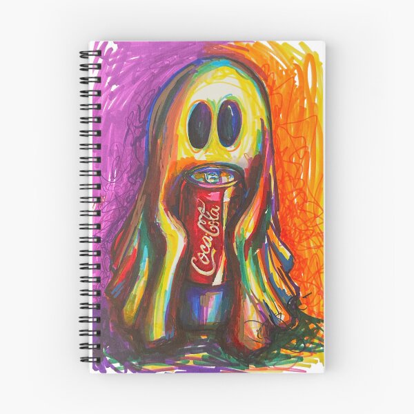 Item preview, Colorful Ghost Holding Soda Halloween designed and sold by Tarottt.