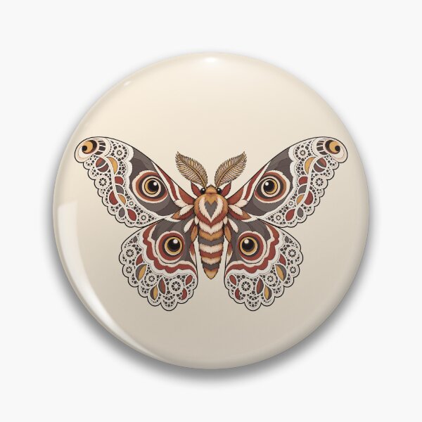 Item preview, Laced emperor moth designed and sold by etherElric.