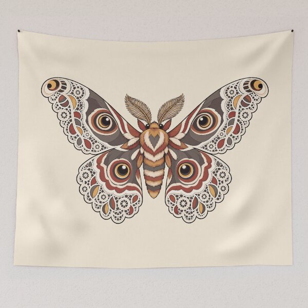 Item preview, Laced emperor moth designed and sold by etherElric.