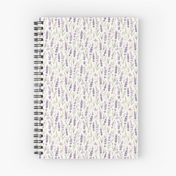 Item preview, Lavender Field Cottagecore Pattern designed and sold by Inkworksbyshery.