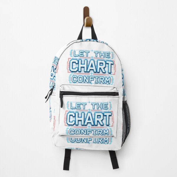 Item preview, Let the Chart Confirm Neon Trading Discipline designed and sold by VolatilityEdge.
