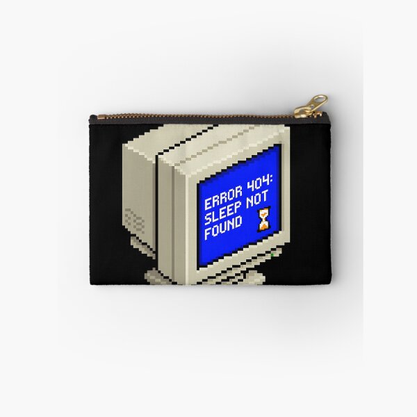 Item preview, Error 404 Sleep Not Found Retro 8-Bit Computer Programmer Insomnia designed and sold by WorldShop17.