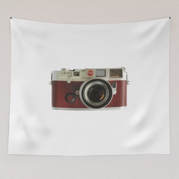 Item preview, Classic Vintage Red Leather Rangefinder Camera designed and sold by Mceciliart.