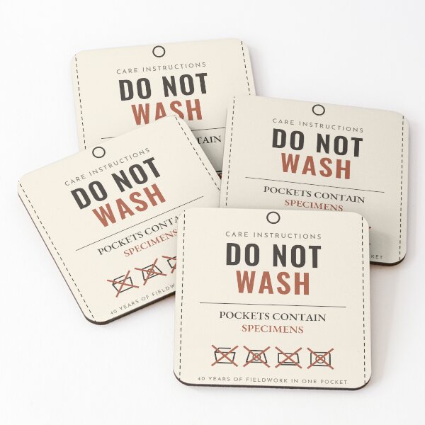 Item preview, Do Not Wash Pockets Contain Specimens designed and sold by BoosterShop.