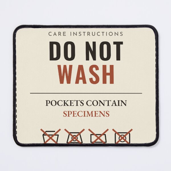 Item preview, Do Not Wash Pockets Contain Specimens designed and sold by BoosterShop.