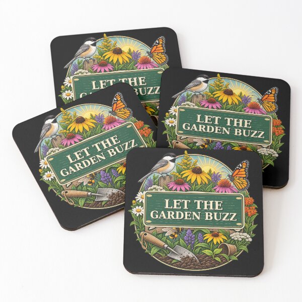 Item preview, Let the Garden Buzz Wildlife Garden Nature T-Shirt designed and sold by Bold Habit Co..