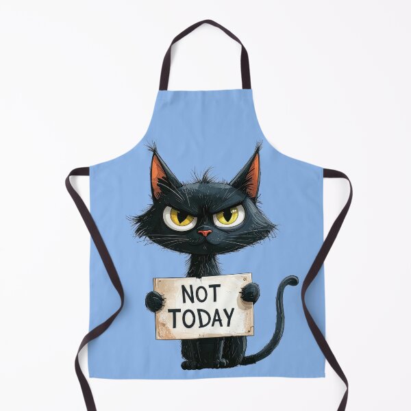 Item preview, Cheeky Cat Not Today Sign Saying designed and sold by angel-cat-22.