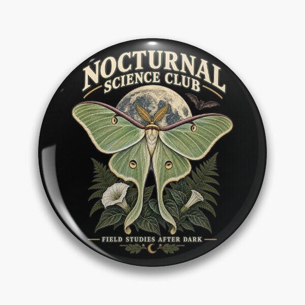 Item preview, Nocturnal Science Club Luna Moth designed and sold by SquatchPrintsCo.