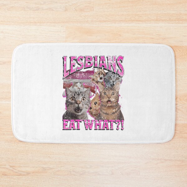 Item preview, Funny Cat Eating Meme Cute Lesbian Pride Aesthetic Gift For Cat Lovers And Lgbtq Community | Best Buy designed and sold by BoutiqueMasque.