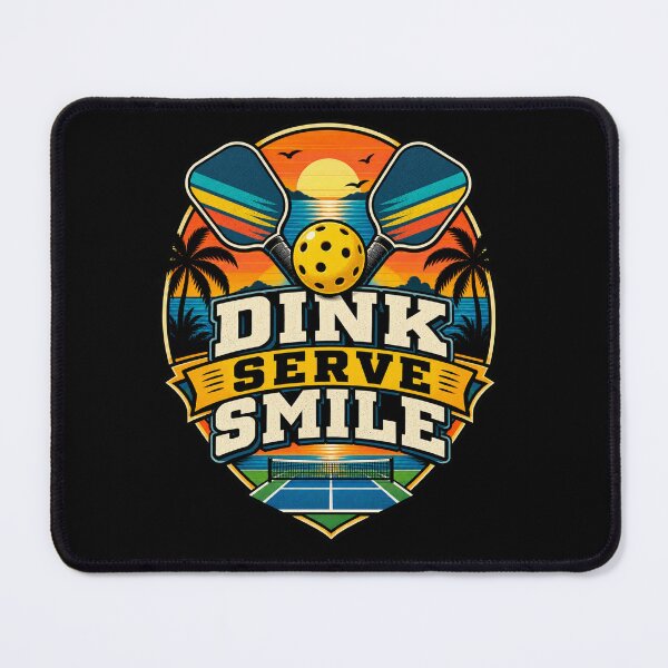 Item preview, Dink Serve Smile Retro Pickleball Player T-Shirt designed and sold by Bold Habit Co..