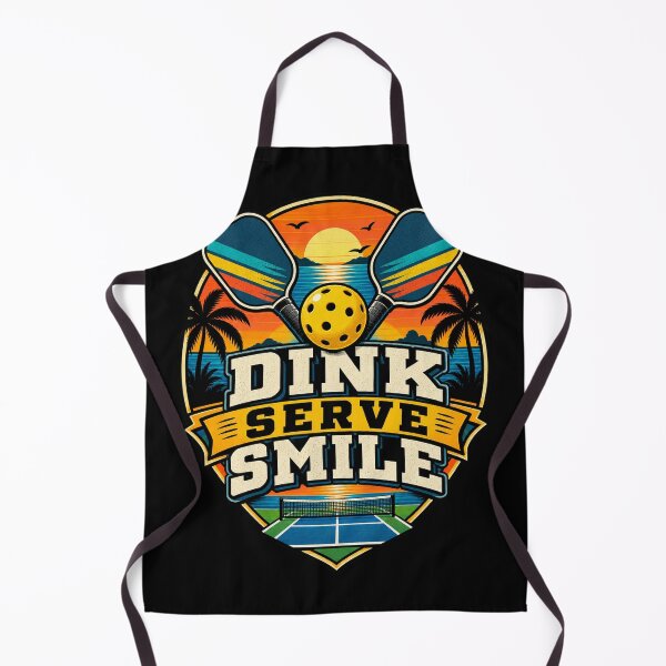 Item preview, Dink Serve Smile Retro Pickleball Player T-Shirt designed and sold by Bold Habit Co..