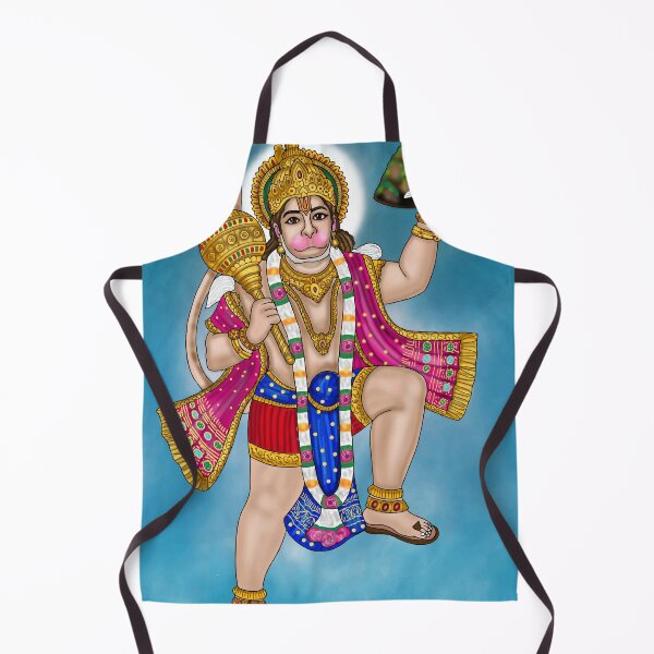 Item preview, Lord Hanuman Digital Drawing | Hindu Deity Spiritual Artwork designed and sold by Harshit_Digital_Arts.