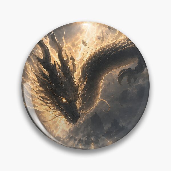 Item preview, Light Dragon – Herald of the Golden Dawn designed and sold by ChromaRune.