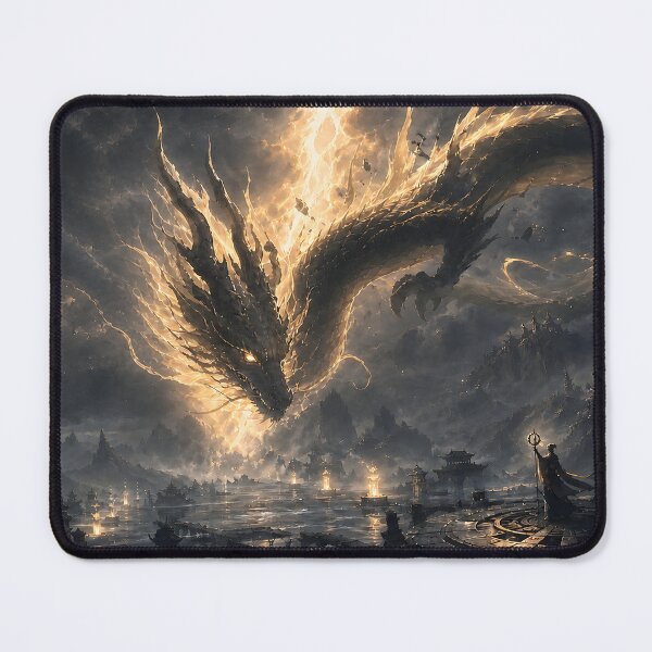 Item preview, Light Dragon – Herald of the Golden Dawn designed and sold by ChromaRune.