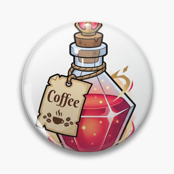 Item preview, Coffee Magic Health Potion Flask designed and sold by BigBarts11.