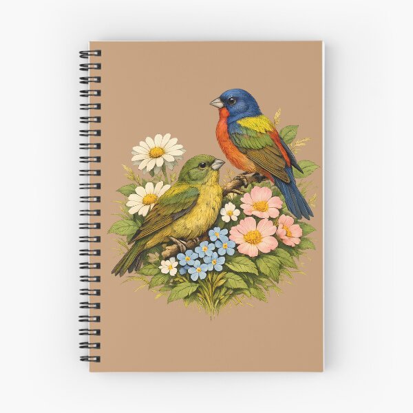 Item preview, Guirnalda pintada entre flores de primavera designed and sold by Daily Quirk.