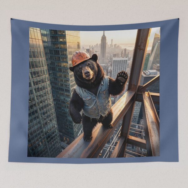 Item preview, Black Bear Is a Cowboy of the Sky designed and sold by Tridentulus.