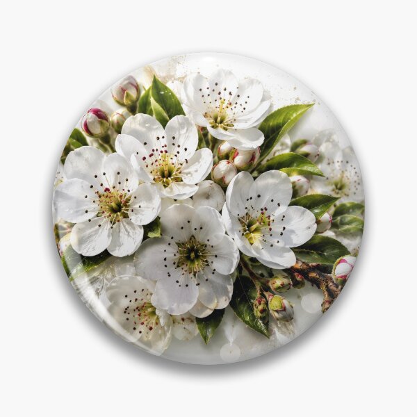 Item preview, Elegant White Spring Blossoms designed and sold by DansCreations42.