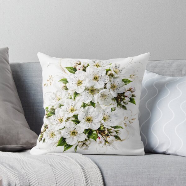 Item preview, Elegant White Spring Blossoms designed and sold by DansCreations42.