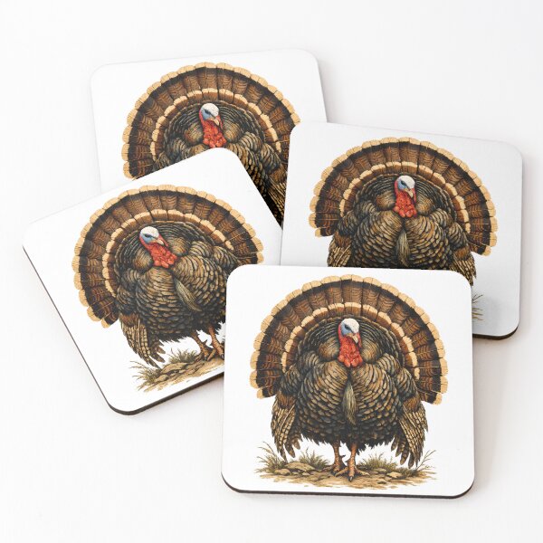 Item preview, Wild turkey showing its full plumage designed and sold by Daily Quirk.