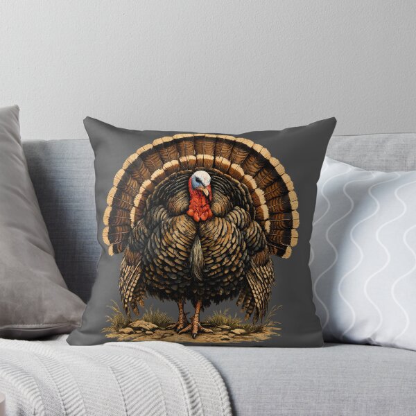 Item preview, Wild turkey showing its full plumage designed and sold by Daily Quirk.