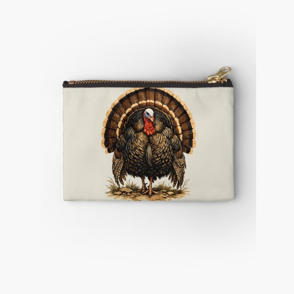 Item preview, Wild turkey showing its full plumage designed and sold by Daily Quirk.