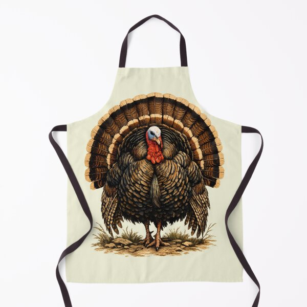 Item preview, Wild turkey showing its full plumage designed and sold by Daily Quirk.