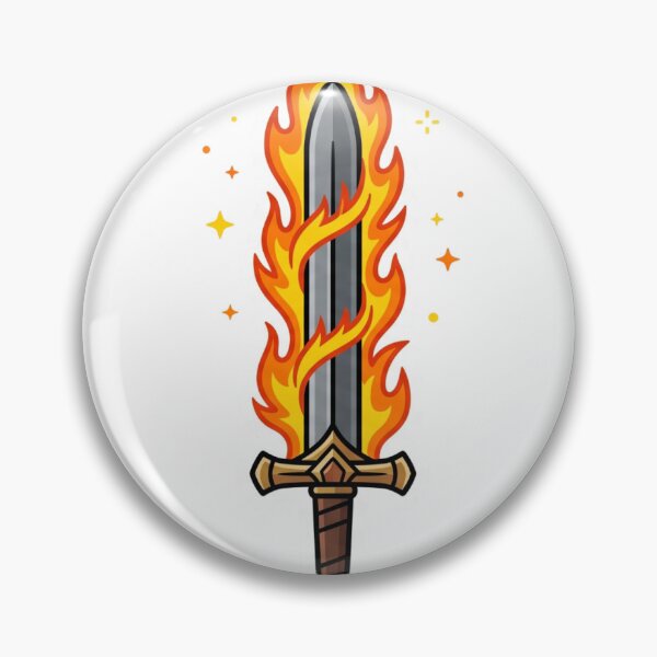 Item preview, Flaming Broadsword Magical Weapon designed and sold by BigBarts11.