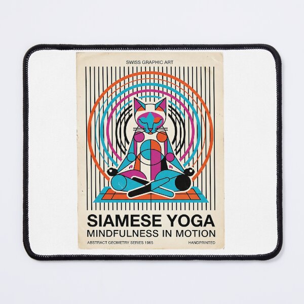 Item preview, Siamese Cat Yoga designed and sold by PictoVibe.