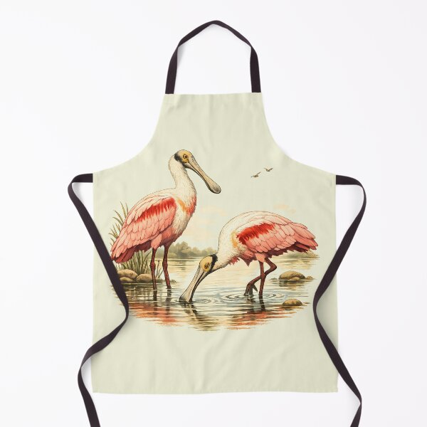 Item preview, Roseate spoonbill in a shallow lagoon designed and sold by Daily Quirk.