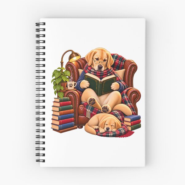 Item preview, Labrador Book Lover – Cozy Reading Dog designed and sold by builtforyou.