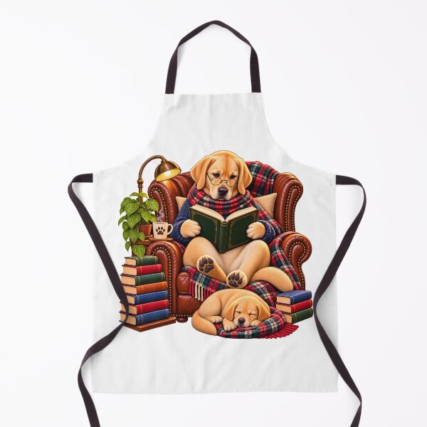 Item preview, Labrador Book Lover – Cozy Reading Dog designed and sold by builtforyou.
