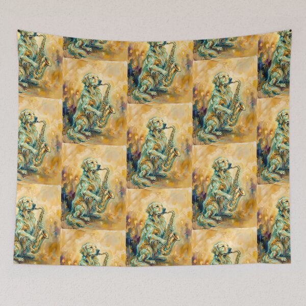 Item preview, Golden Retriever Jazz designed and sold by PictoVibe.