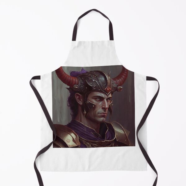 Item preview, Tiefling Warrior designed and sold by Solace Sparkles.
