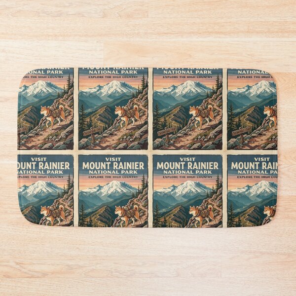 Item preview, Shiba Inu Mountain Explorer designed and sold by PictoVibe.