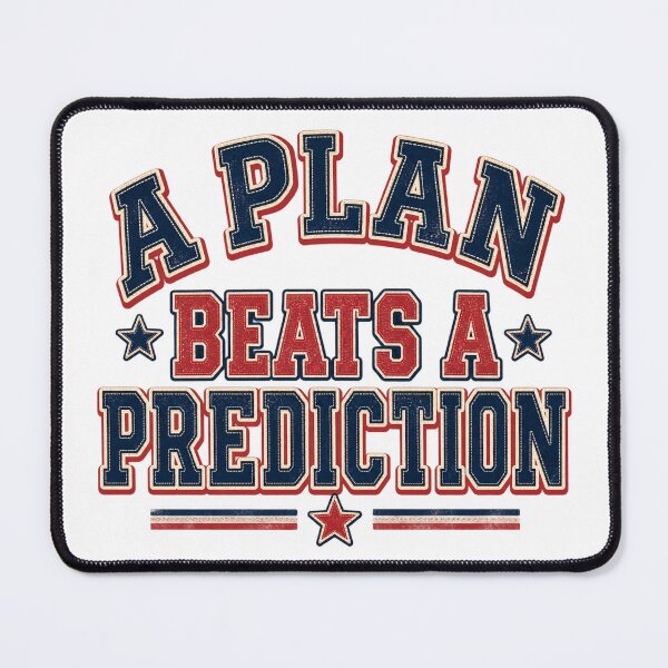Item preview, A Plan Beats a Prediction Varsity Trader Mindset designed and sold by VolatilityEdge.