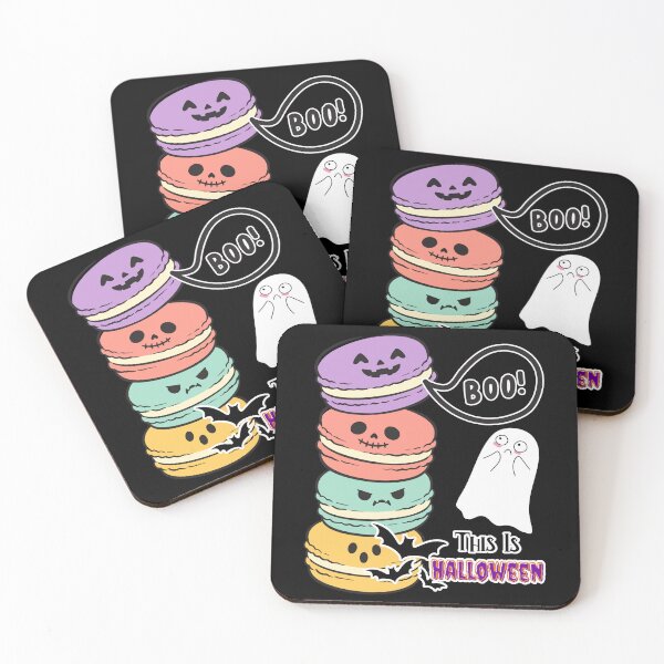 Item preview, Halloween Spooky Ghost Macaron Shirt, Cute Funny Snack Tee Gift designed and sold by E20STUDIO.