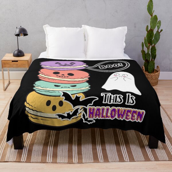 Item preview, Halloween Spooky Ghost Macaron Shirt, Cute Funny Snack Tee Gift designed and sold by E20STUDIO.
