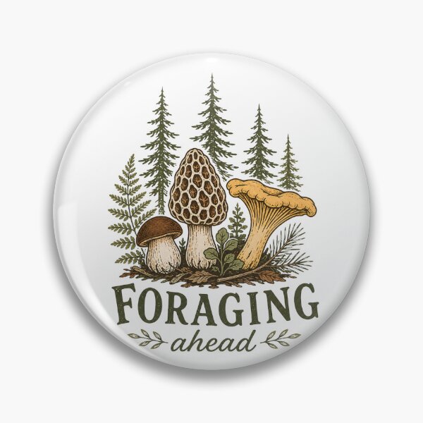 Item preview, Foraging Ahead Mushrooms designed and sold by CampAndCoast.