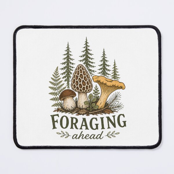 Item preview, Foraging Ahead Mushrooms designed and sold by CampAndCoast.