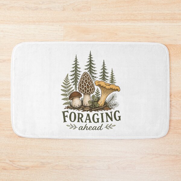 Item preview, Foraging Ahead Mushrooms designed and sold by CampAndCoast.
