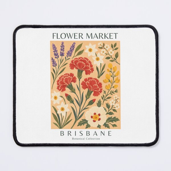 Item preview, Brisbane - Flower Market designed and sold by StudioRedKoala.