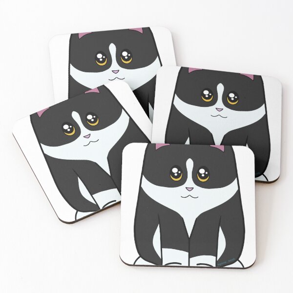 Item preview, Bicolor Cat Sticker designed and sold by SpoonAndDitto.
