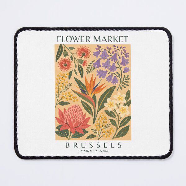 Item preview, Brussels - Flower Market designed and sold by StudioRedKoala.