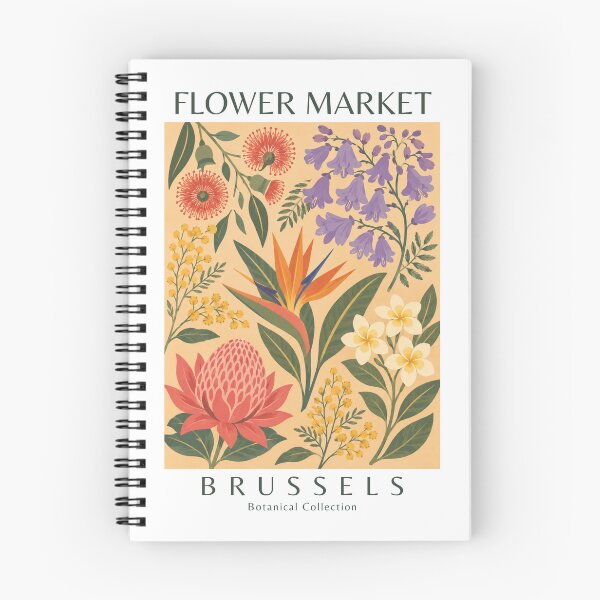 Item preview, Brussels - Flower Market designed and sold by StudioRedKoala.