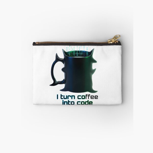 Item preview, I Turn Coffee Into Code Cyberpunk Neon Programmer Software Engineer designed and sold by WorldShop17.