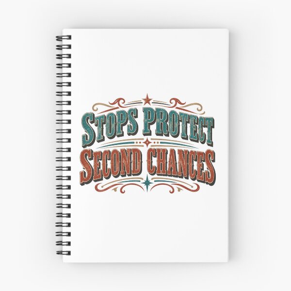 Item preview, Stops Protect Second Chances Western Risk Management designed and sold by VolatilityEdge.