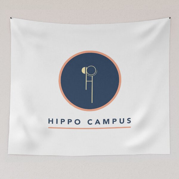 Item preview, Elegancia rosa del campus Pastel Hippo designed and sold by apiolands.