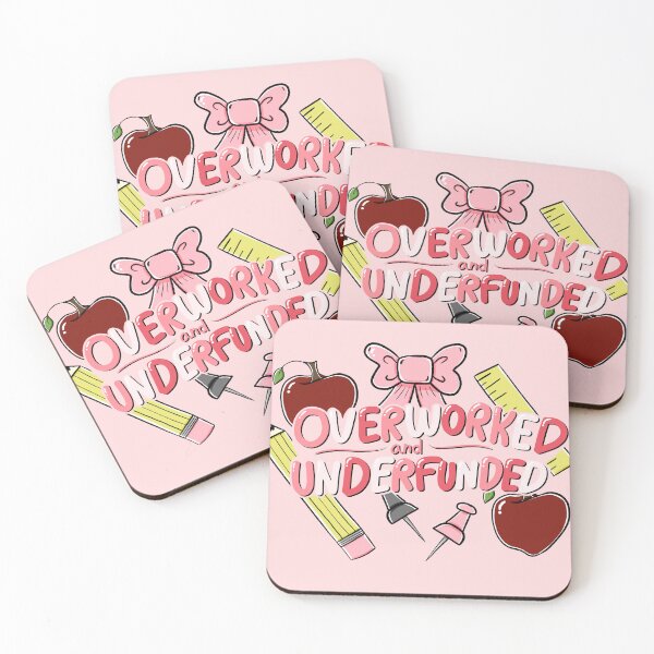 Item preview, Overworked and Underfunded  designed and sold by KaleyKartoons.