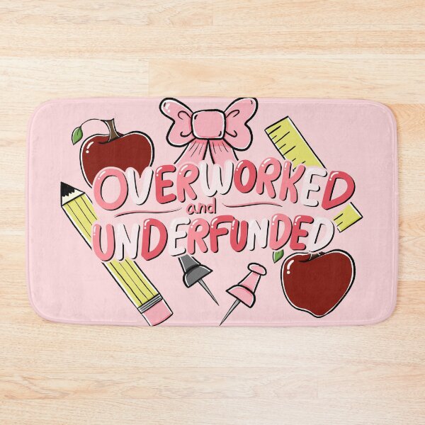 Item preview, Overworked and Underfunded  designed and sold by KaleyKartoons.